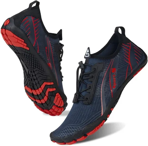 Vista 3 de Zapatos deportivos para el agua, para hombres, de secado rápido, calzado deportivo para usar al aire libre, ir en kayak, lancha, senderismo, surf