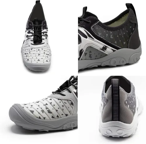 Vista 4 de Zapatos de agua para mujeres y hombres, de secado rápido, antideslizantes, suela de pulpo, senderismo, kayak, deportes al aire libre, deportes