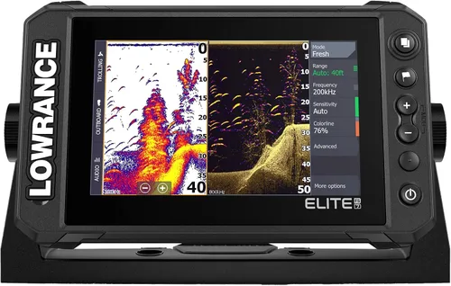 Vista 11 de Lowrance Elite FS Fishfinder/Chartplotter, disponible con y sin transductor
