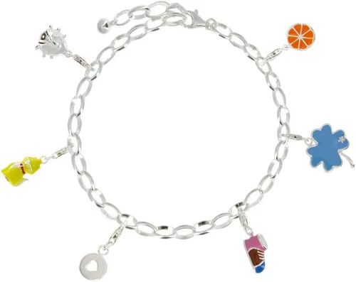 Vista 5 de Les Poulettes Jewels - Pulsera de plata de ley con dijes - Clásicos