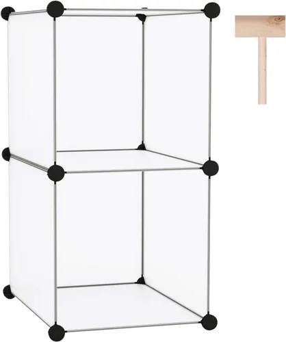 Vista 9 de C&Ahome - Organizador de clóset de almacenamiento para que lo montes tú mismo Portable Closet Organizer, DIY Bookshelf, Storage Cabinet Ideal for