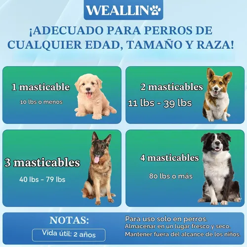 Vista 4 de Vitaminas y suplementos para perros con probióticos de glucosamina 200ct de El multivitamínico para perros es ingredientes de grado humano