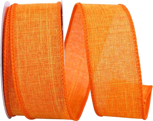 Vista 44 de Cinta Reliant Ribbon 92573W-031-09K para borde con alambre Everyday Linen Value, 1-1/2 pulgadas x 50 yardas, color negro