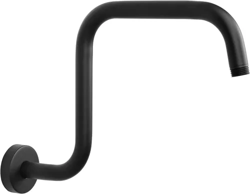 Vista 10 de NearMoon Brazo de extensión de ducha en forma de S con brida, tubo extensor de cabezal de ducha de altura alta de acero inoxidable, extensión
