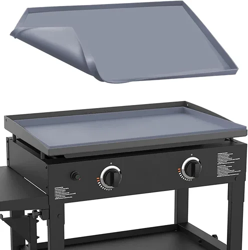 Vista 9 de 17" Tapete de silicona para parrilla Blackstone de 17 pulgadas, cubierta de parrilla de silicona resistente de grado alimenticio, proteja su