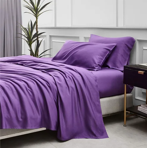 Vista 20 de Bedsure PureWoven 100% rayón derivado de bambú, sábanas de cama individual, 3 piezas