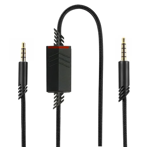 Vista 3 de Cable de repuesto para auriculares Astro A40 compatible con Astro A40, cable de audio silencioso en línea para auriculares Astro A10/A40/A40TR