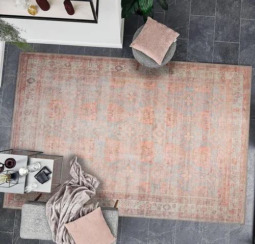 Vista 293 de GLN Rugs Traditional Collection - Alfombra de felpilla lavable a máquina, tradicional lavable, antideslizante, alfombra de felpilla de pelo corto