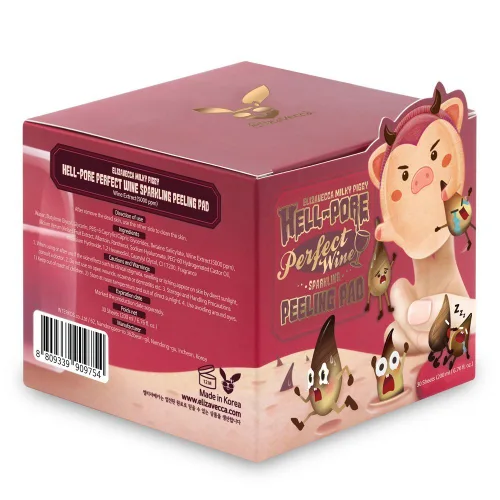 Vista 8 de Elizavecca Exfoliante, limpiador, lechoso cerdito infierno perfecto espumoso almohadilla de pelado espumoso