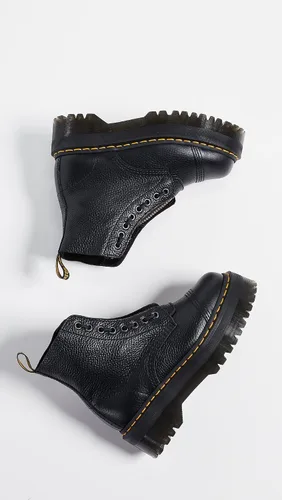Vista 5 de Dr. Martens Botas de plataforma de piel Sinclair de 8 ojales para mujer