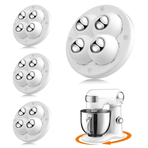 Vista 20 de TRVL FIELDER Ruedas giratorias autoadhesivas – Rueda universal giratoria de 360°, rodamiento de transferencia de bolas mini para pequeños