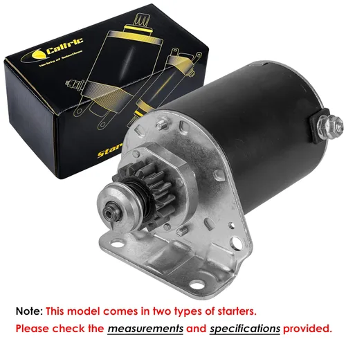 Vista 4 de Caltric Motor de arranque compatible con cortacésped Briggs y Stratton 592599 592-599