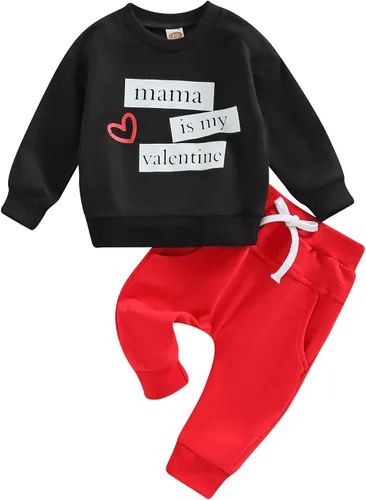 Vista 29 de Mameluco de manga larga con estampado de corazón para el día de San Valentín, recién nacido, para bebés, niños y niñas