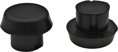 Vista 5 de 8 piezas de cubierta de goma para taco de piscina, cubierta de goma para taco de piscina, accesorios de protección (negro)
