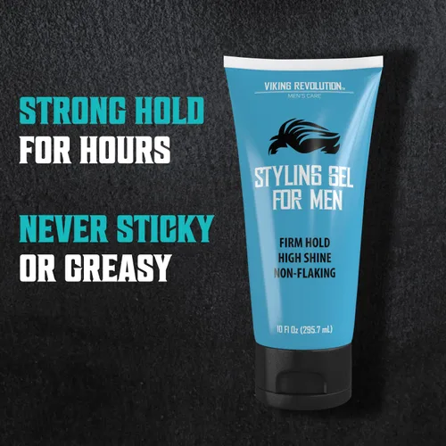 Vista 3 de Gel para el cabello para hombres de fijación fuerte, gel para el cabello para hombre, extra fuerte, gel de peinado para el cabello, gel de cabello