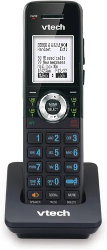 Vista 10 de VTech Accesorio de auricular para VTech AM18447 Small Business System, negro (paquete de 4)