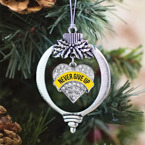 Vista 494 de Inspired Silver - Adorno con dije de hermana gemela - Adornos navideños de plata con circonitas cúbicas