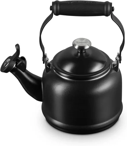 Vista 10 de Le Creuset - Tetera Demi esmaltada en acero, 1.25 cuartos de galón, Artichaut