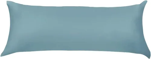 Vista 32 de Funda de almohada corporal de algodón de 400 hilos, cierre de cremallera, funda de almohada suave para el cuerpo, 20 x 48 pulgadas, castor