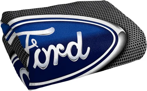 Vista 3 de LOGOVISION Ford - Toalla de playa metálica, con logotipo ovalado, 30 x 60 pulgadas