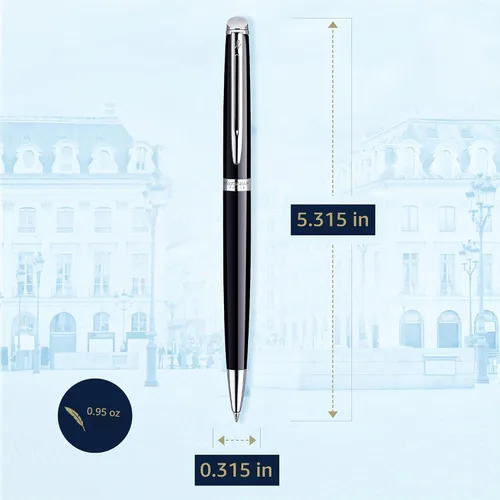 Vista 3 de Waterman Hemisphere Essential Black Laca CT - S0920570