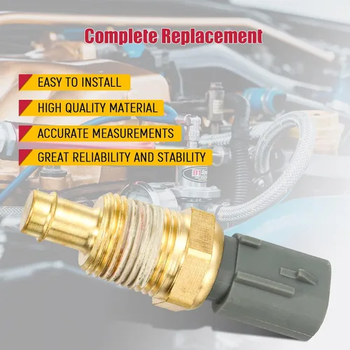 Vista 3 de Interruptor del sensor de temperatura del refrigerante del motor AUTEX Sensor de temperatura 5149077AB TX195 Compatible con Dodge Ram 1500 2500 3500
