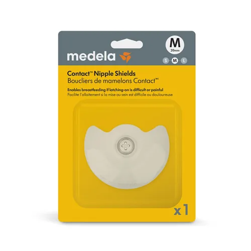 Vista 14 de Protector de pezón adherible para alimentación con pecho, de Medela , M, Estándar