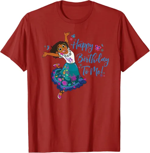 Vista 23 de Disney Camiseta Encanto Mirabel Madrigal ¡Feliz cumpleaños a mí! Negro