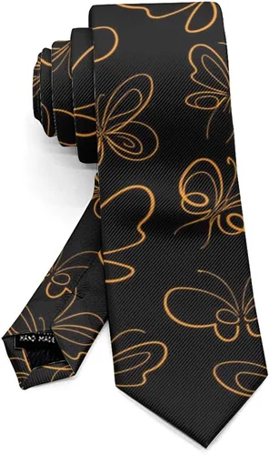 Vista 4 de Corbata formal para hombre regular para traje de oficina diario lazos suaves