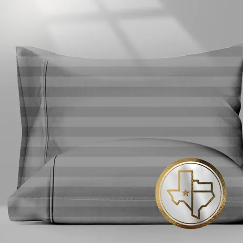 Vista 20 de TEXAS LINEN CO. Juego de 2 fundas de almohada 100% de algodón egipcio, tamaño estándar/Queen, fundas de almohada de lujo de alta serie color beige