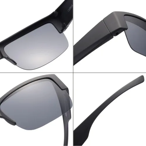 Vista 5 de CAXMAN Fit Over Glasses Sunglasses for Men Women Polarized Lens 100 UV Protection