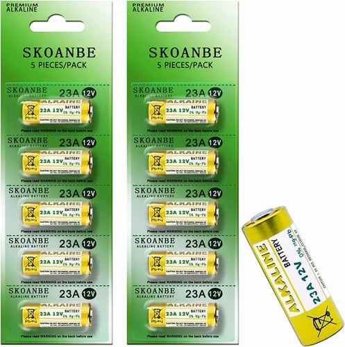 Vista 7 de SKOANBE 5PCS 23A 12V Batería alcalina A23 L1028 MN21 12Volts Batería