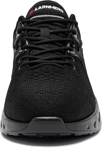 Vista 3 de LARNMERN Zapatos antideslizantes para servicio de alimentos para hombre, con amortiguación de aire, antideslizantes, para cocina, cocinero, trabajo