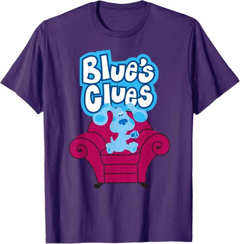 Vista 51 de Camiseta Blue's Clues On Red Sofa Negro