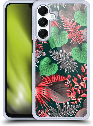 Vista 8 de Head Case Designs Officially Licensed Haroulita Blue Red Ethnic Pattern Gel Case [Military Grade Protection] Compatible with Samsung Galaxy A16 5G