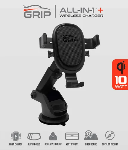 Vista 9 de Verizon - Soporte de carga inalámbrica para automóvil, sensor automático, soporte para teléfono de automóvil, 10 W Qi de carga rápida, montaje