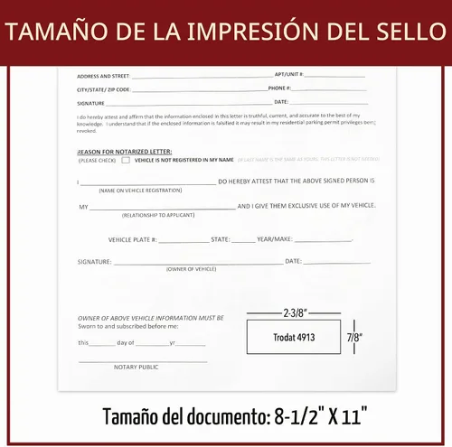 Vista 4 de Sello de firma personalizada - Insignia personalizada - Autoentintado - ¡Tu elección de 7 colores de tinta! (1, Grande)