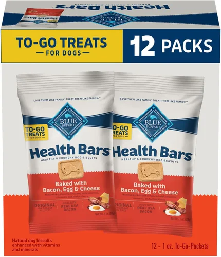 Vista 32 de Blue Buffalo Health Bars Galletas para Perros Crujientes, Horneadas al Horno con Ingredientes Naturales, Calabaza y Canela, Bolsa de 16 onzas