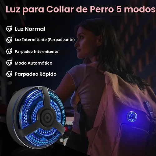 Vista 2 de Paquete de 2 luces traseras de bicicleta recargables USB, accesorios de luz intermitente de seguridad para ciclismo, con 5 modos de iluminación Rojo