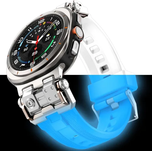 Vista 16 de WINGLE Bandas de metal para Samsung Galaxy Watch 7 6 5 4 Band Watch 6 Classic/5 Pro/4 Classic/FE Band Men 1.850 in 1.693 in 1.811 in 1.654 in 1.772