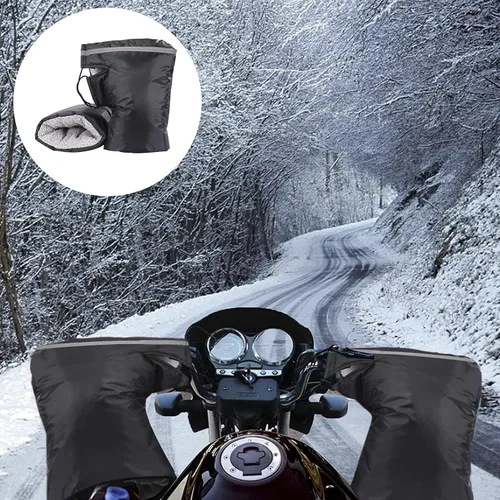 Vista 3 de XGOPTS Guantes universales para manillar de motocicleta, guantes de agarre para ATV, motonieve/scooter, guantes de agarre para invierno, guantes