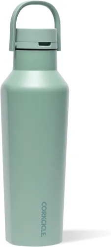 Vista 40 de Corkcicle Classic Sport Canteen - Botella de agua aislada de acero inoxidable, compacta y apta para viajes, duradera, apta para lavavajillas, sin