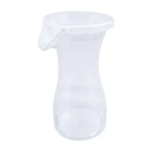 Vista 4 de G.E.T. BW-1025-PC-CL-EC - Tarros de plástico para jugos/bebidas con tapas, 8 onzas, transparente (juego de 4)