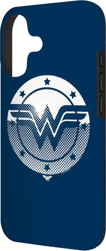 Vista 2 de Wonder Woman Funda con logotipo de escudo de medio tono para iPhone 17