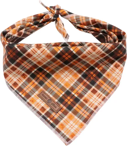 Vista 9 de Lionet Paws Bandana de Acción de Gracias para perro, lavable, de algodón, pañuelo triangular, pañuelo de pavo para perros pequeños, medianos
