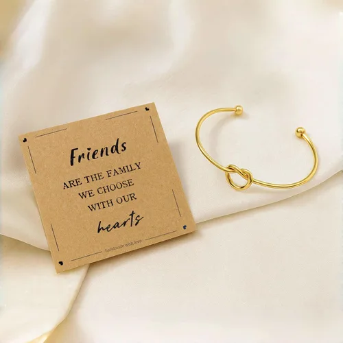 Vista 5 de Regalos para mejores amigas para mujeres, pulseras de amistad con nudo de amor eterno, regalos de amistad para mujeres, regalos para mejor amiga