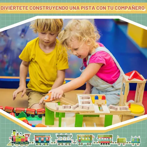Vista 5 de Hanaive 20 conectores de madera para pista de hueso de perro para Color madera