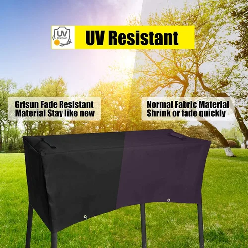 Vista 3 de Grisun Cubierta de patio para estufas Camp Chef de 3 quemadores, impermeable, antidecoloración, funda de estufa de 3 quemadores para PRO90, PRO90X