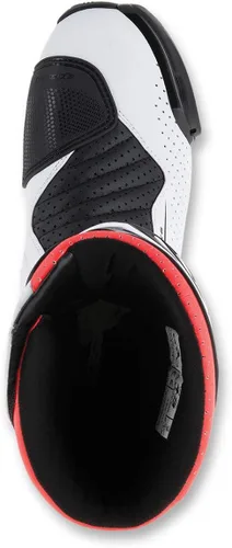 Vista 6 de Botas Alpinestars SMX-6 v2 de moto, para hombre, 3.5, NegroRojoBlanco