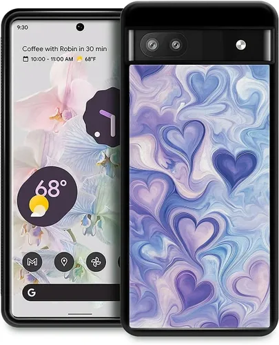 Vista 9 de Compatible con Google Pixel 4A 5G Mobile Case Creative Acrylic Back Panel Silicona Edge Case Slim Protección Especialmente para Google Pixel 4A 5G
